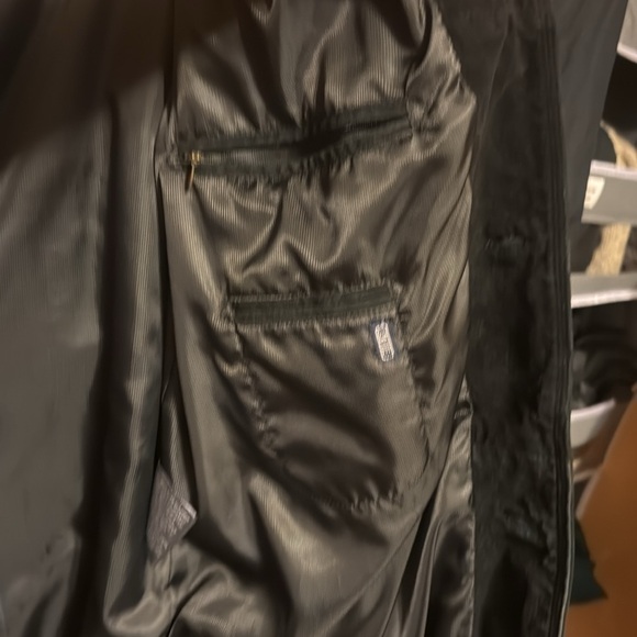 Men’s Black Suede Washable Jacket, L - Picture 4 of 7